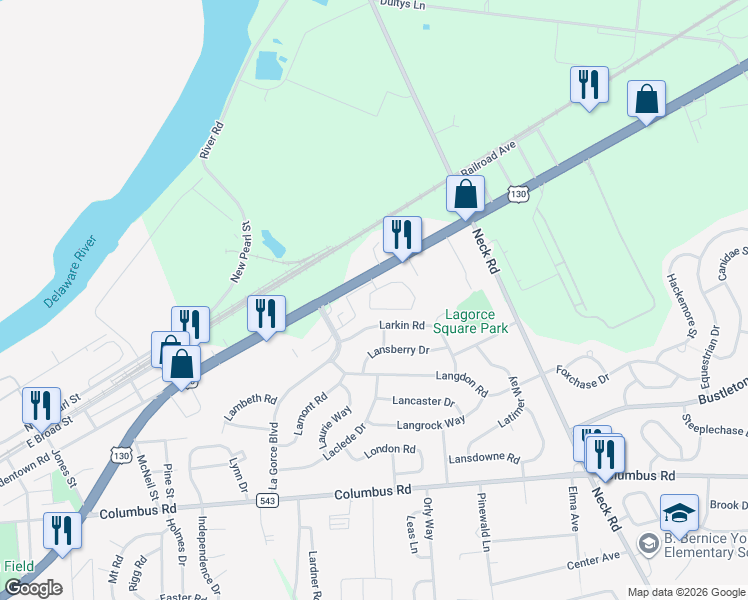 map of restaurants, bars, coffee shops, grocery stores, and more near 2 Ronald in Burlington