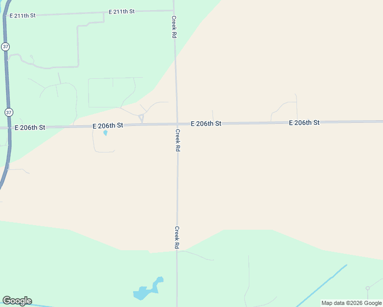 map of restaurants, bars, coffee shops, grocery stores, and more near 20506 Creek Road in Noblesville
