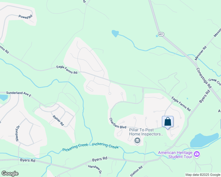 map of restaurants, bars, coffee shops, grocery stores, and more near 3413 Bergamont Way in Chester Springs