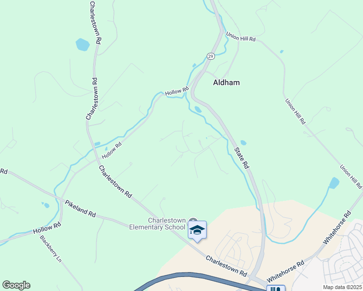 map of restaurants, bars, coffee shops, grocery stores, and more near 23 Theresa Drive in Malvern