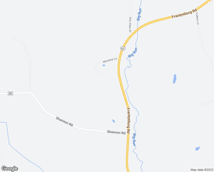 map of restaurants, bars, coffee shops, grocery stores, and more near 4985 McIntire Lane in Dresden