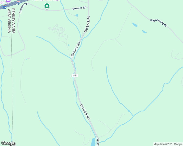 map of restaurants, bars, coffee shops, grocery stores, and more near 157 Sheperd Road in West Alexander