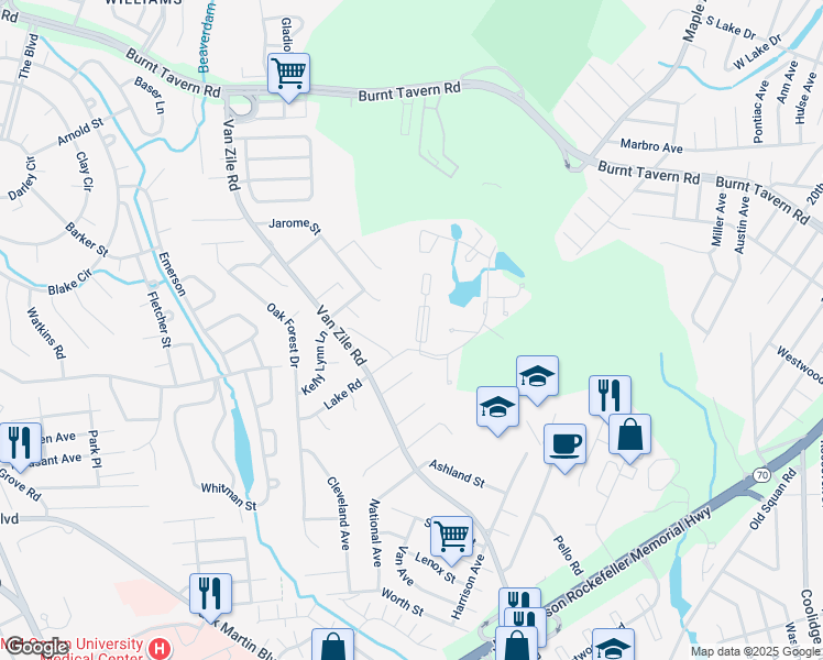 map of restaurants, bars, coffee shops, grocery stores, and more near 333 Jarome Street in Brick Township