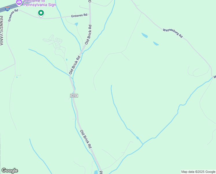 map of restaurants, bars, coffee shops, grocery stores, and more near 157 Sheperd Road in West Alexander