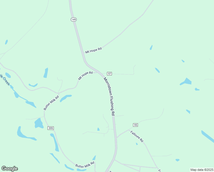 map of restaurants, bars, coffee shops, grocery stores, and more near 68398 Morristown Flushing Road in Belmont