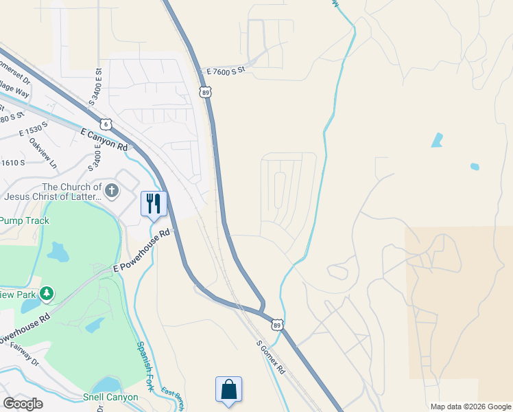 map of restaurants, bars, coffee shops, grocery stores, and more near in Springville