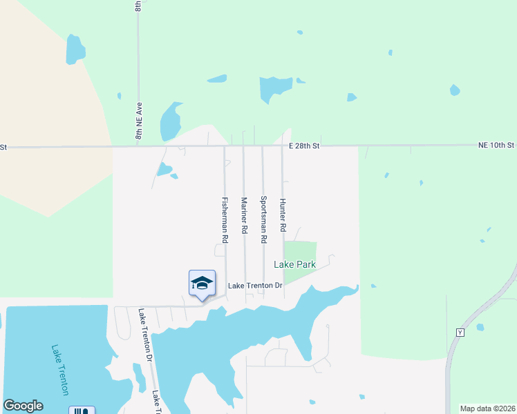 map of restaurants, bars, coffee shops, grocery stores, and more near 1921-2799 Sportsman Road in Trenton