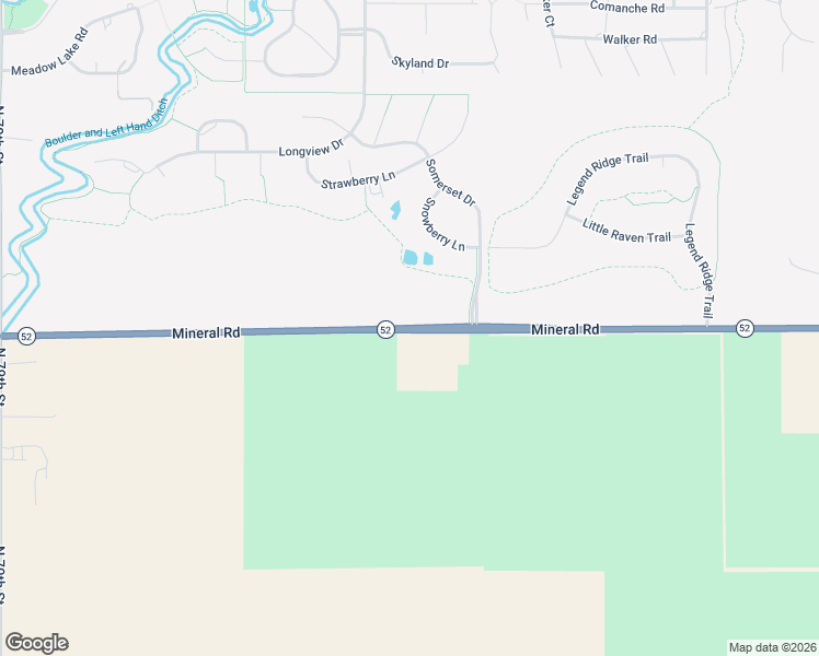 map of restaurants, bars, coffee shops, grocery stores, and more near 8149 Mineral Road in Niwot