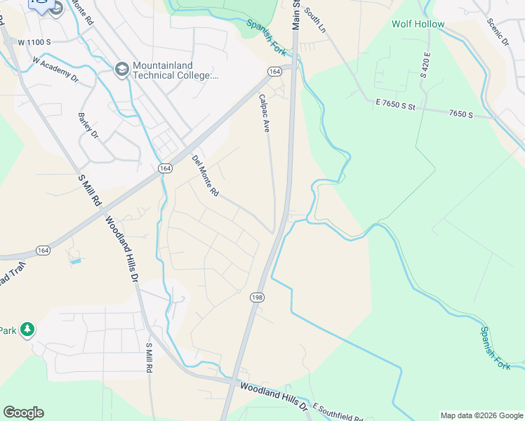 map of restaurants, bars, coffee shops, grocery stores, and more near 1728 Calpac Avenue in Spanish Fork