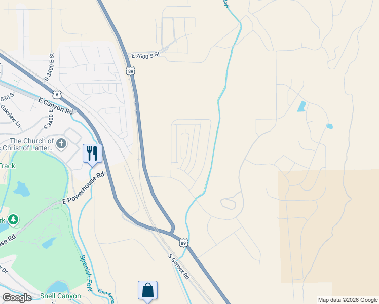 map of restaurants, bars, coffee shops, grocery stores, and more near 715 South in Mapleton