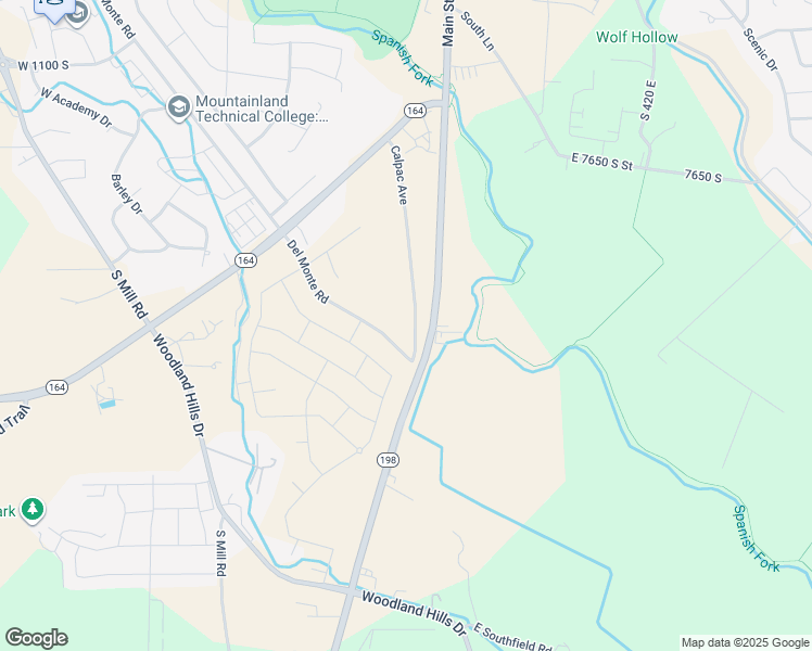 map of restaurants, bars, coffee shops, grocery stores, and more near 1728 Calpac Avenue in Spanish Fork