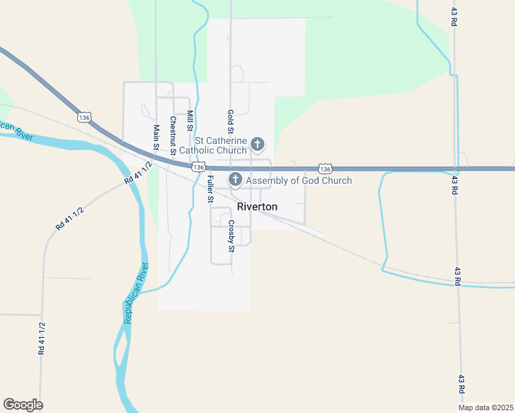 map of restaurants, bars, coffee shops, grocery stores, and more near in Riverton