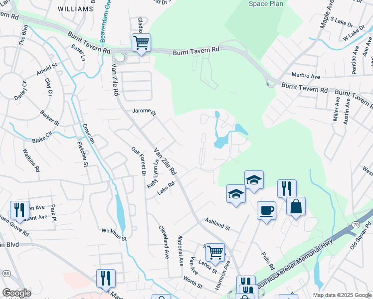 map of restaurants, bars, coffee shops, grocery stores, and more near 333 Jarome Street in Brick Township