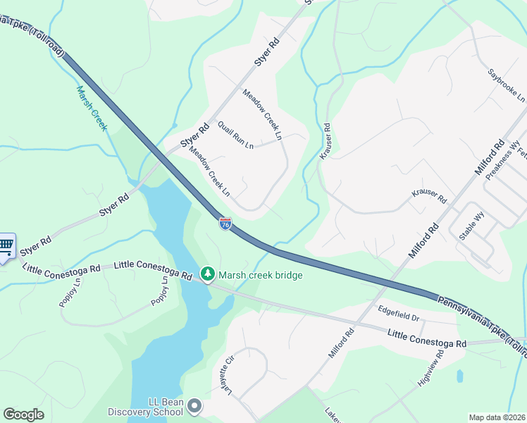 34 Meadow Creek Lane, Glenmoore PA Walk Score