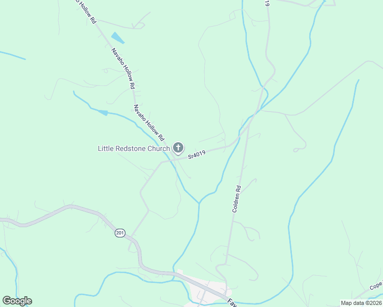 map of restaurants, bars, coffee shops, grocery stores, and more near 136 Redstone Church Road in Fayette City