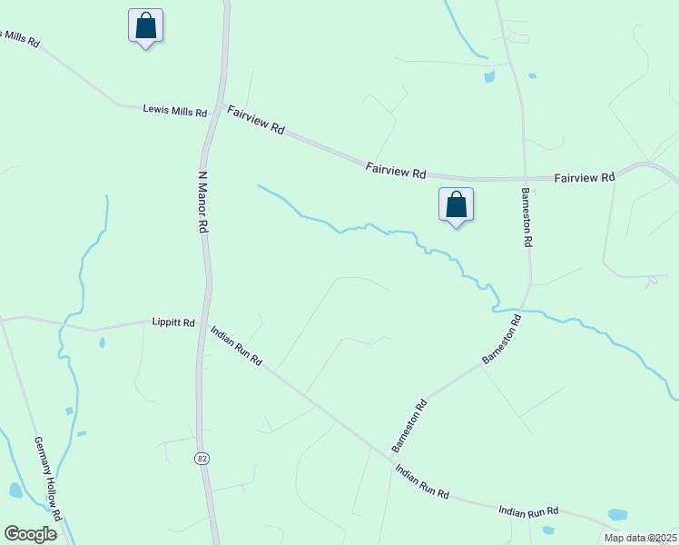 map of restaurants, bars, coffee shops, grocery stores, and more near 469 Indian Run Road in Glenmoore
