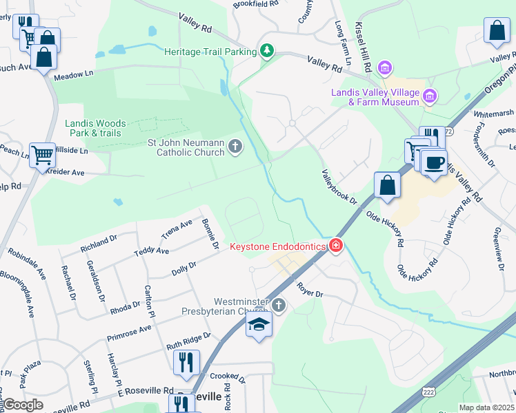map of restaurants, bars, coffee shops, grocery stores, and more near 539 Sierra Lane in Lancaster