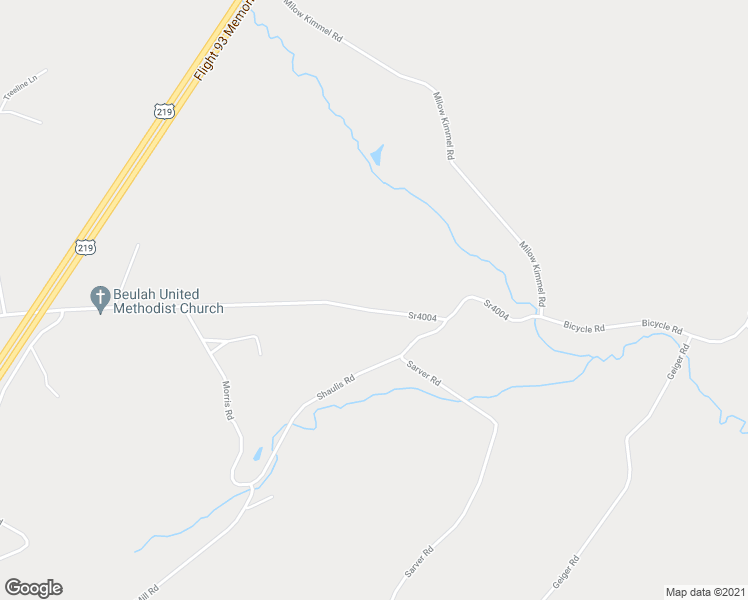 map of restaurants, bars, coffee shops, grocery stores, and more near 684 Bicycle Road in Friedens