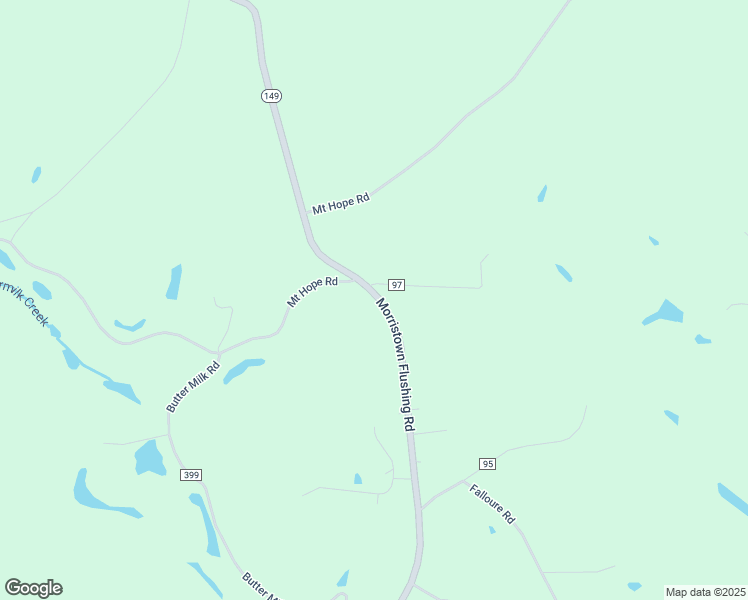 map of restaurants, bars, coffee shops, grocery stores, and more near 68398 Morristown Flushing Road in Belmont