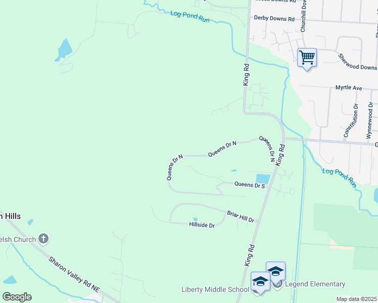 map of restaurants, bars, coffee shops, grocery stores, and more near 171 Valley Drive in Newark