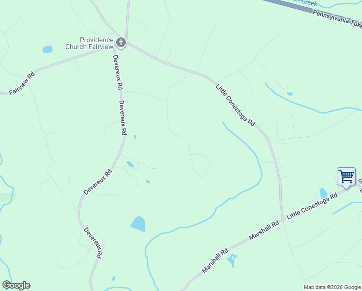 map of restaurants, bars, coffee shops, grocery stores, and more near 78 Devereux Road in Glenmoore