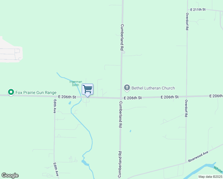 map of restaurants, bars, coffee shops, grocery stores, and more near 9720 E 206th St in Noblesville