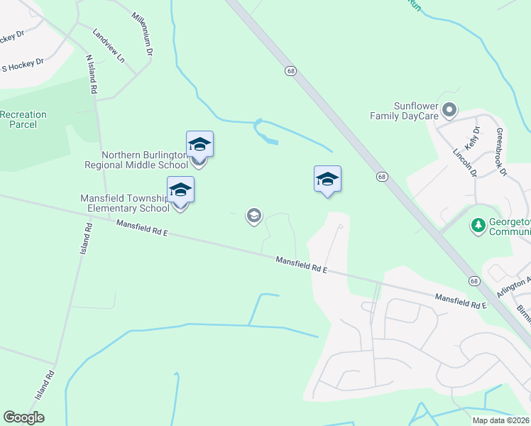 map of restaurants, bars, coffee shops, grocery stores, and more near 160 Mansfield Road East in Mansfield