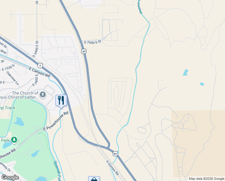 map of restaurants, bars, coffee shops, grocery stores, and more near 715 South in Mapleton