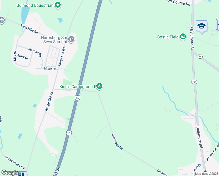 map of restaurants, bars, coffee shops, grocery stores, and more near 145 Glenwood Road in Dillsburg