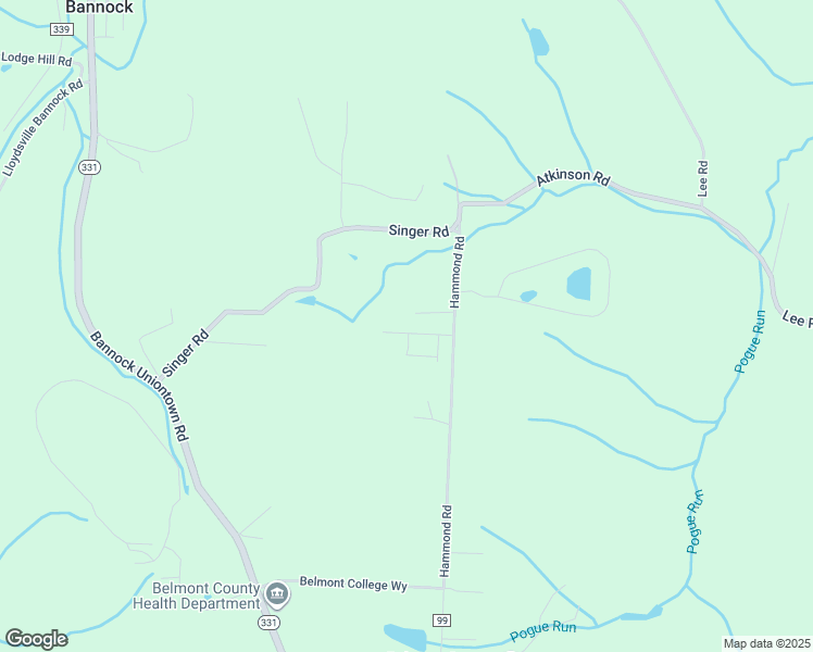 map of restaurants, bars, coffee shops, grocery stores, and more near 45925 Allison Avenue in Saint Clairsville