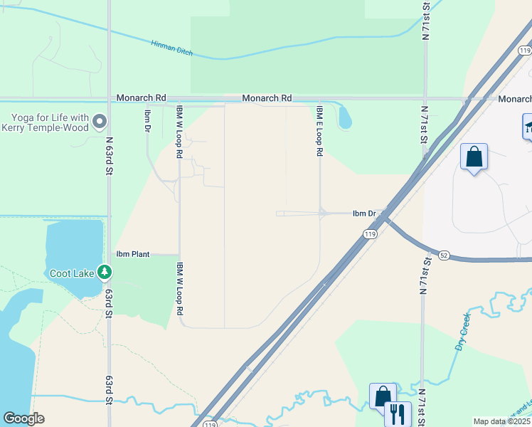 map of restaurants, bars, coffee shops, grocery stores, and more near 6300 Diagonal Highway in Boulder