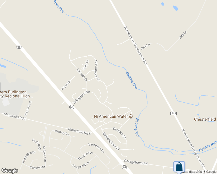 map of restaurants, bars, coffee shops, grocery stores, and more near 20 Greenbrook Drive in Mansfield