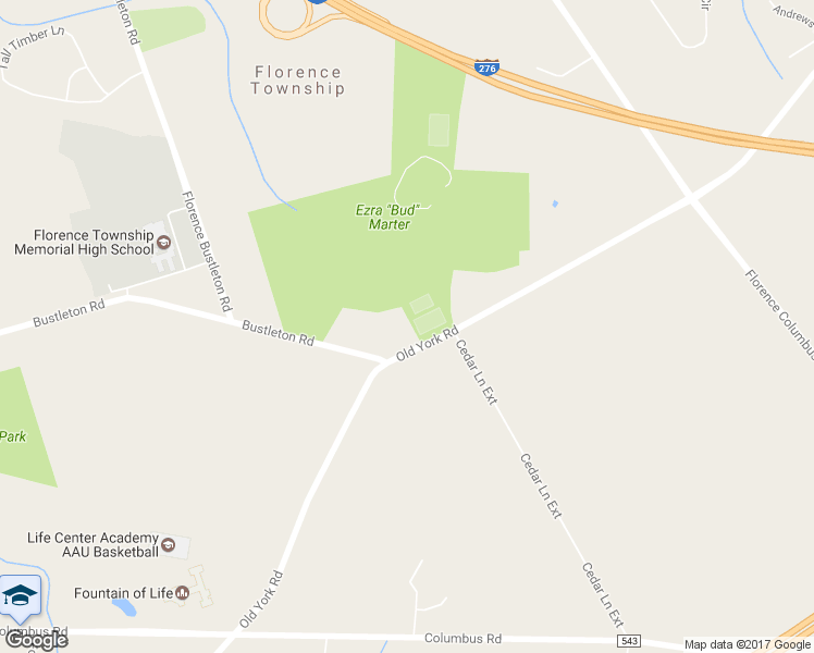 map of restaurants, bars, coffee shops, grocery stores, and more near 2091 Old York Road in Burlington