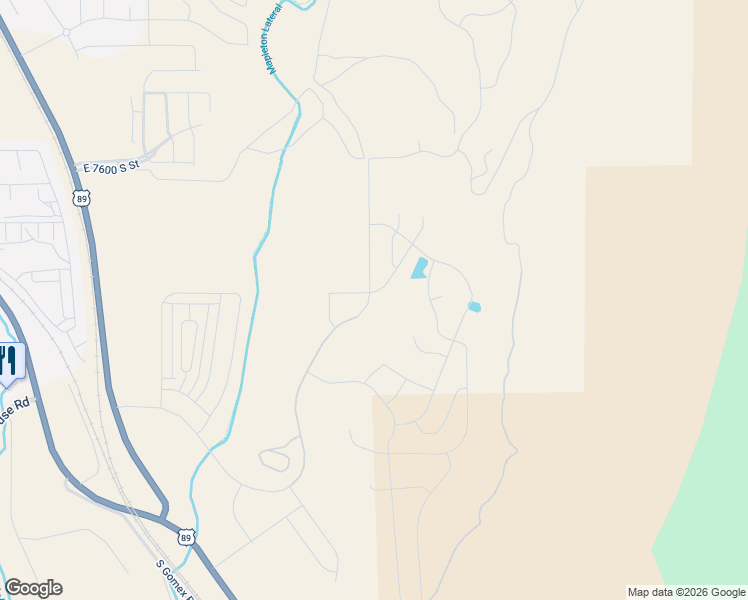 map of restaurants, bars, coffee shops, grocery stores, and more near Unnamed Road in Spanish Fork