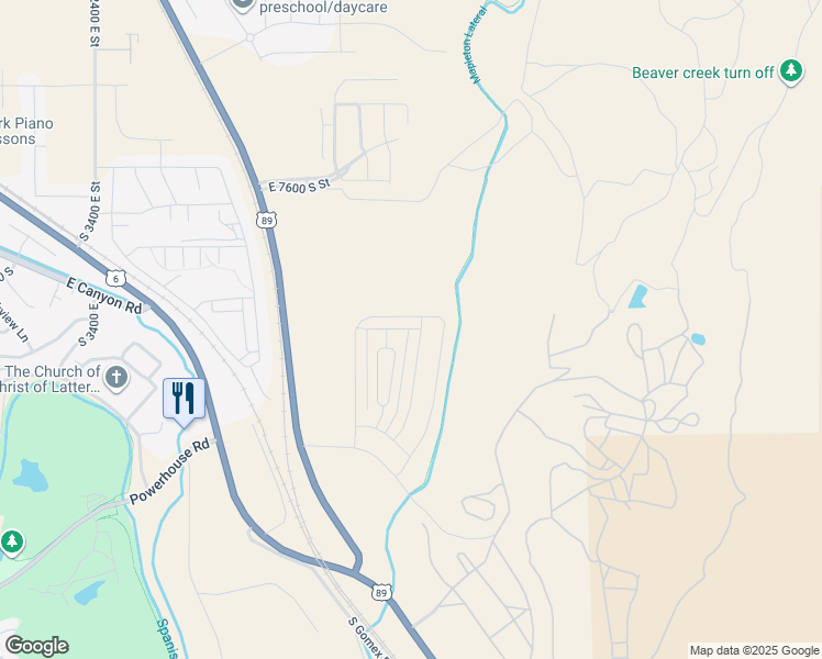 map of restaurants, bars, coffee shops, grocery stores, and more near 675 South 4500 South in Spanish Fork