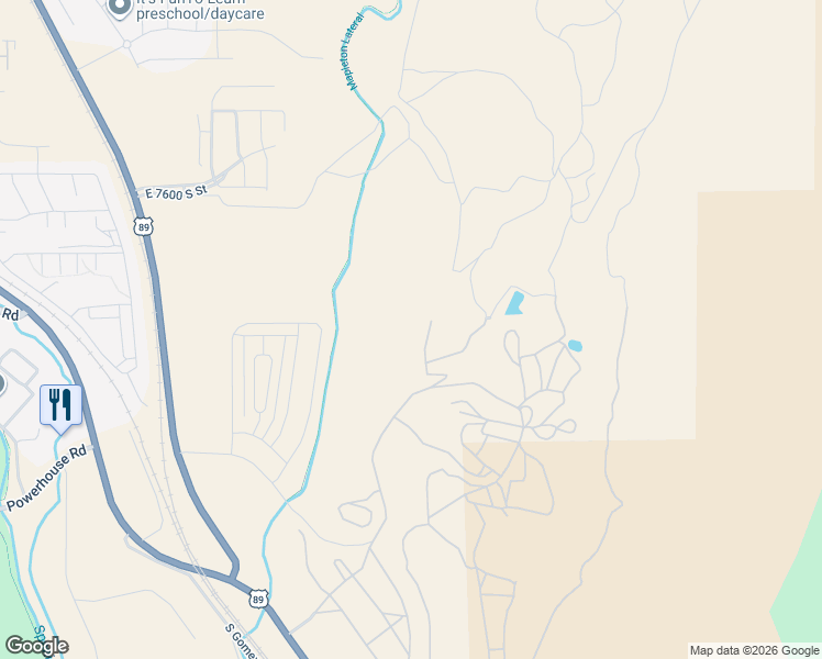 map of restaurants, bars, coffee shops, grocery stores, and more near 4522 South Redbud Road in Spanish Fork