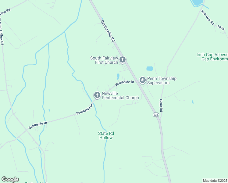 map of restaurants, bars, coffee shops, grocery stores, and more near 27 Southside Drive in Newville