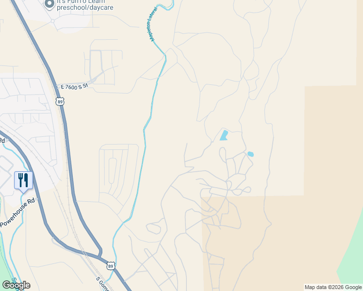map of restaurants, bars, coffee shops, grocery stores, and more near 146 West Linden Lane in Spanish Fork
