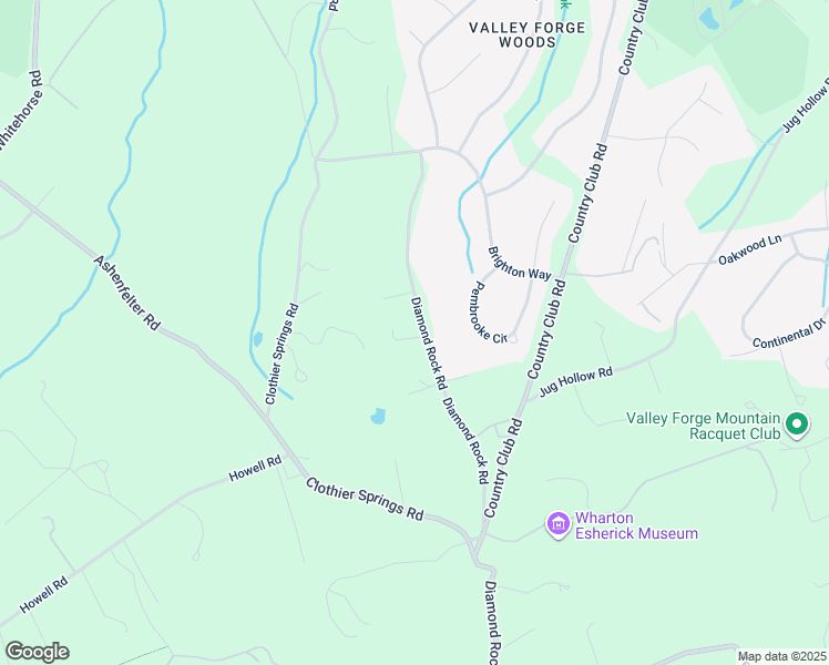 map of restaurants, bars, coffee shops, grocery stores, and more near 120 Diamond Rock Road in Phoenixville
