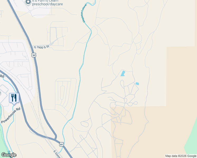 map of restaurants, bars, coffee shops, grocery stores, and more near 152 West Linden Lane in Spanish Fork
