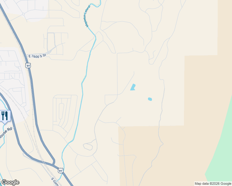map of restaurants, bars, coffee shops, grocery stores, and more near Unnamed Road in Spanish Fork