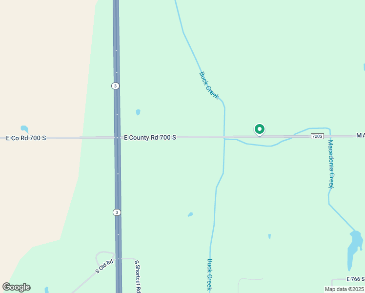 map of restaurants, bars, coffee shops, grocery stores, and more near 1701 County Road 700S in Muncie