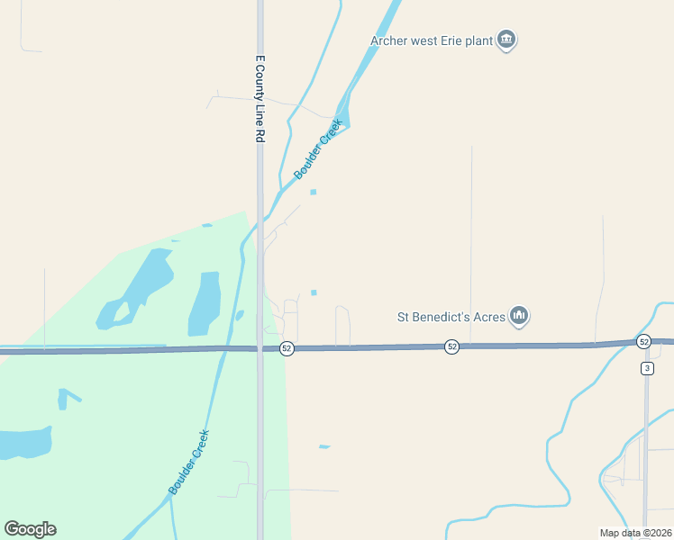 map of restaurants, bars, coffee shops, grocery stores, and more near 219 State Highway 52 in Erie