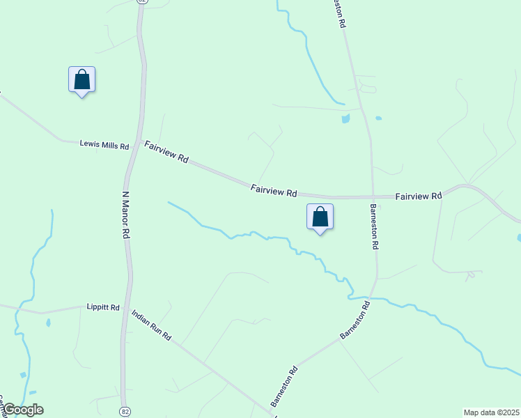 map of restaurants, bars, coffee shops, grocery stores, and more near 100 Fairview Road in Glenmoore