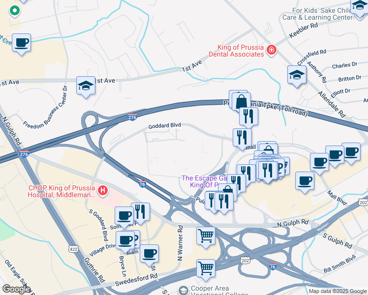 Map Of King Of Prussia Mall Maping Resources