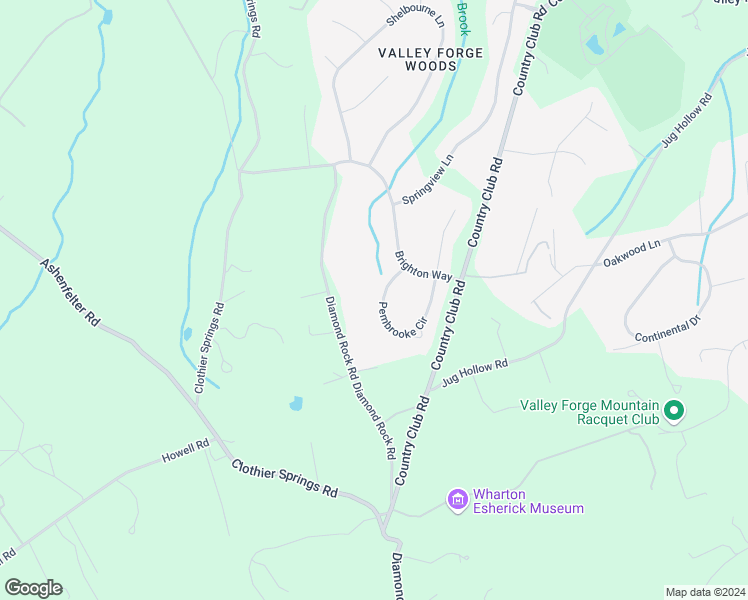 map of restaurants, bars, coffee shops, grocery stores, and more near 183 Pembrooke Circle in Phoenixville