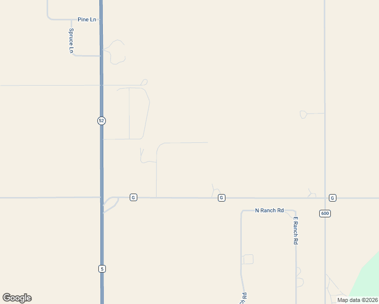 map of restaurants, bars, coffee shops, grocery stores, and more near 5261 County Road G in Wiggins