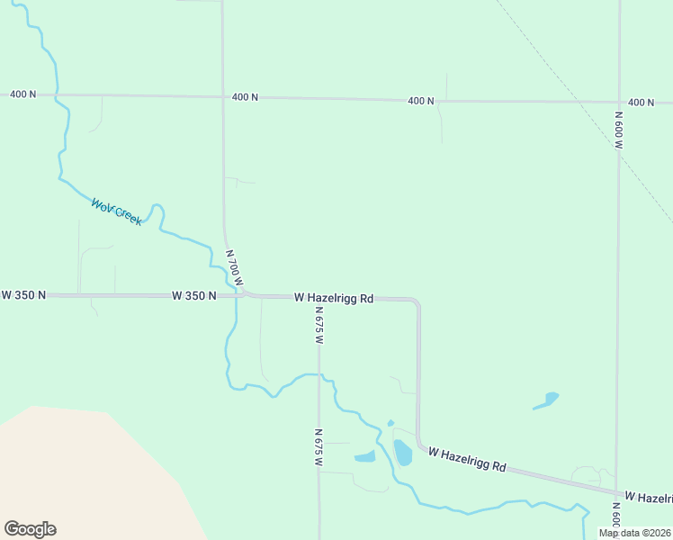 map of restaurants, bars, coffee shops, grocery stores, and more near 6690 West Hazelrigg Road in Thorntown