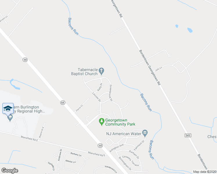 map of restaurants, bars, coffee shops, grocery stores, and more near 49 Greenbrook Drive in Mansfield