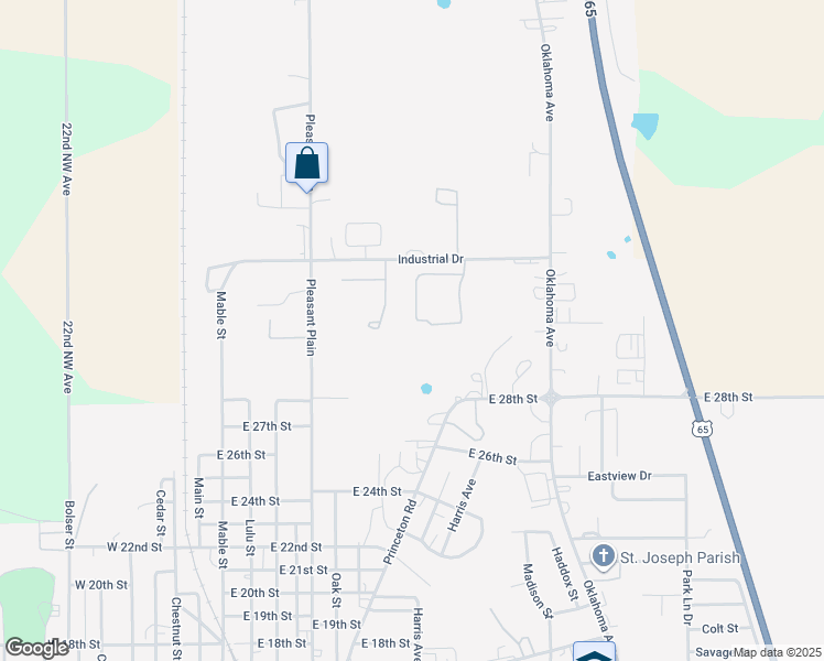 map of restaurants, bars, coffee shops, grocery stores, and more near 2701 Princeton Road in Trenton